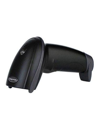 Lector codigo barras laser appls01+ usb black approx APPLS01+ kiwiku.com