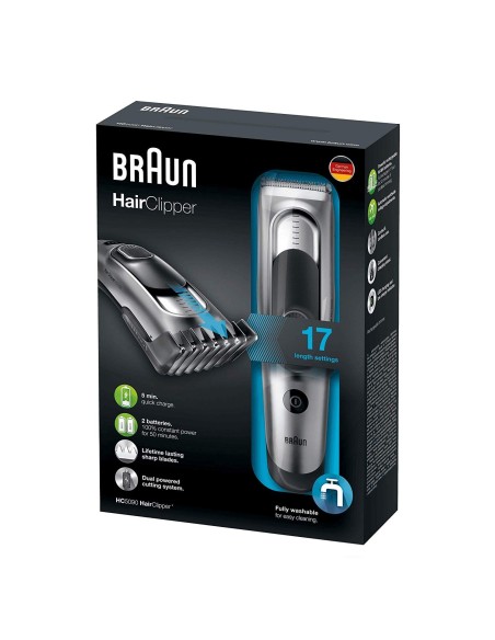 Braun HC 5090 HairClipper - Recortadora de barba y cabello 131939 kiwiku.com