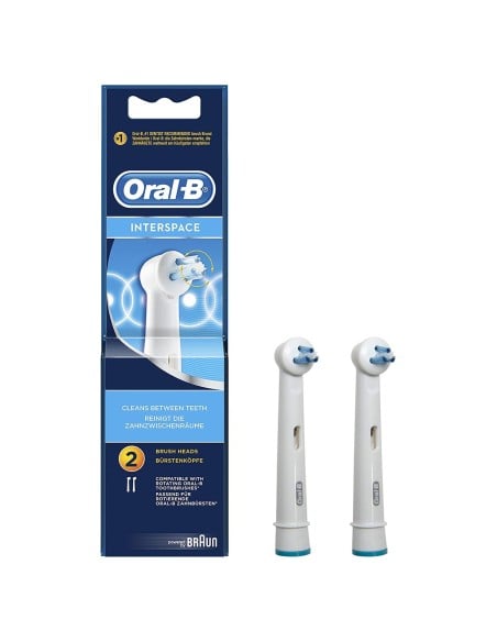 Oral-B - Pack de 2 cabezales para cepillos de dientes recargables - Interdental IP17 853893
