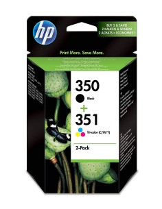 Cartuchos de tinta 350/351 original negro, cian, magenta, amarillo multipack SD412EE