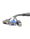 HP 676277-B21 Adaptador para cable USB Serial VGA - HPE 36pin serial usb vga dongle cable kit