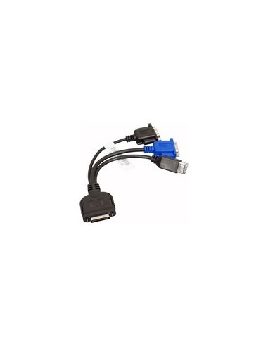 HP 676277-B21 adaptador de cable - Adaptador para cable USB Serial VGA 676277-B21