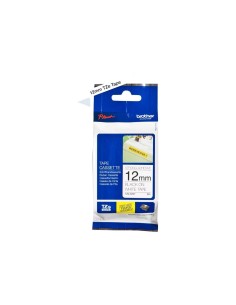 Compra Cinta Rotuladora Brother TZeS231 12mm Blanca-Negra en Kiwiku 2