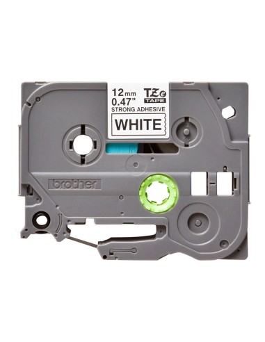 Compra Cinta Rotuladora Brother TZeS231 12mm Blanca-Negra en Kiwiku
