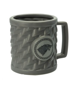 Taza juego de tronos stark (relieve) TZABYMUG519 kiwiku.com