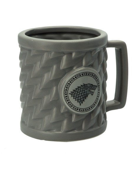 Taza juego de tronos stark (relieve) TZABYMUG519 kiwiku.com