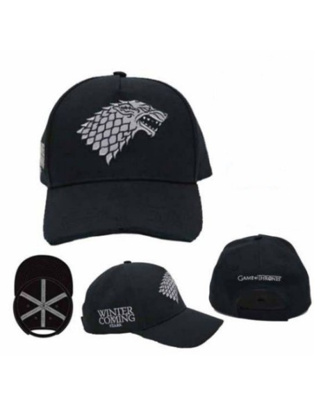 Gorra juego de tronos stark MECE4106 kiwiku.com