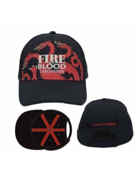 Gorra juego de tronos targaryen MECE4105 kiwiku.com