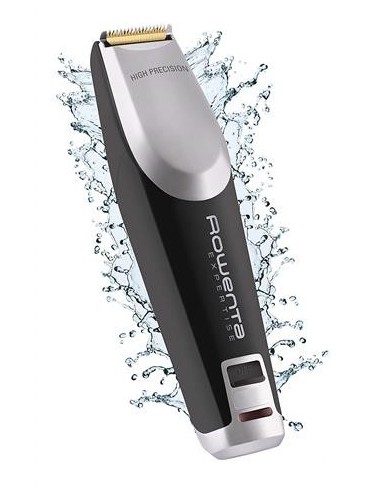 Rowenta tn3400 expertise gris cortapelos de barba con recubrimiento de titanio