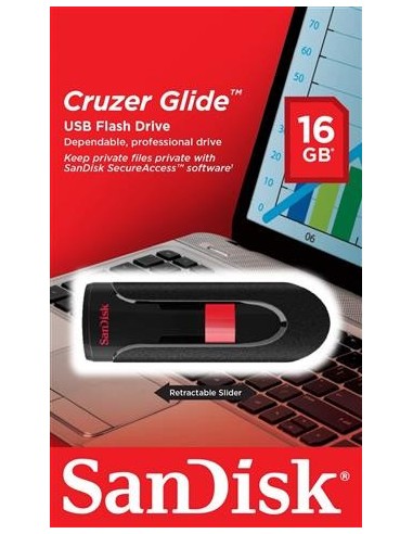 Cruzer Glide 16GB SDCZ60-016G-B35 kiwiku.com