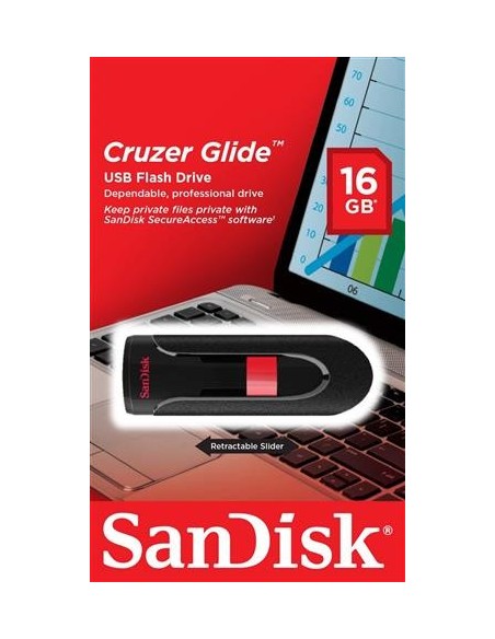 Cruzer Glide 16GB SDCZ60-016G-B35 kiwiku.com