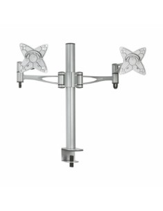 Soporte de mesa para 2 pantallas (monitor / plasma / LCD / LED) 13"-27" - Tooq - DB1223TN-S kiwiku.com