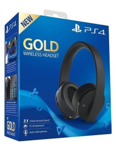 Auriculares con micro inalambricos Sony Ps4 Gold Negros 9455165 kiwiku.com 2