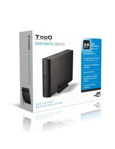Caja externa para discos duros 3.5” IDE / SATA I/II/III a USB 2.0 - Tooq -TQE-3520B kiwiku.com 2