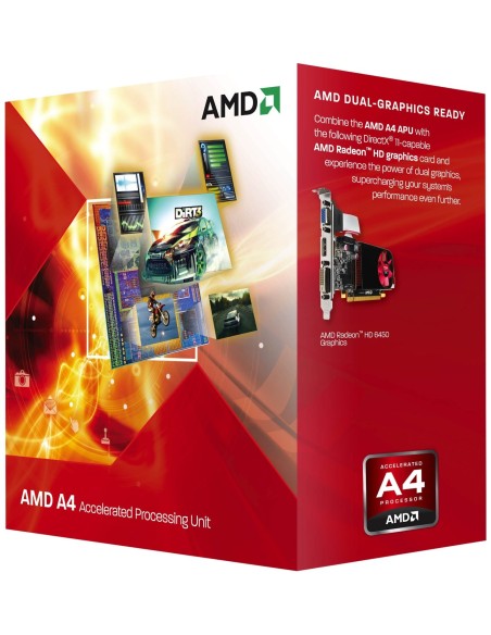 AMD A4 X2 3300 Microprocesador, 2.5 GHz, cache L2 1 Mb