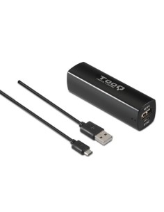 Batería Externa 2600mah 1xUSB 5V/1A Negro - Tooq - TQPB-1026-B  kiwiku.com