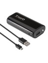 Batería Externa 5200mah Luz LED 1xUSB 5V/1A Negro - Tooq - TQPB-1052-B