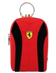 funda camara ferrari v2 negra  roja tamaño m