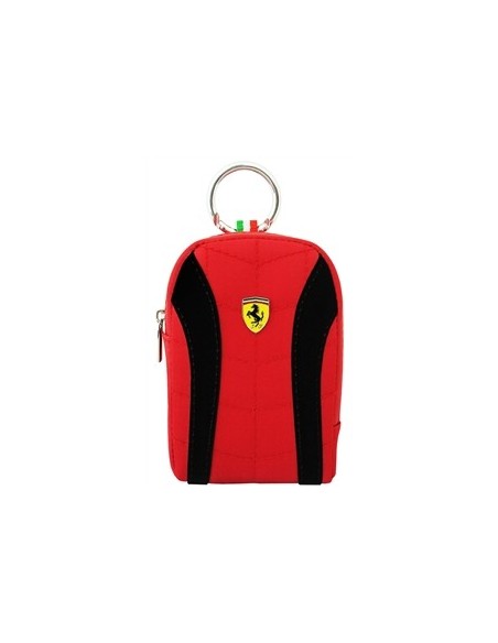 funda camara ferrari v2 negra  roja tamaño m