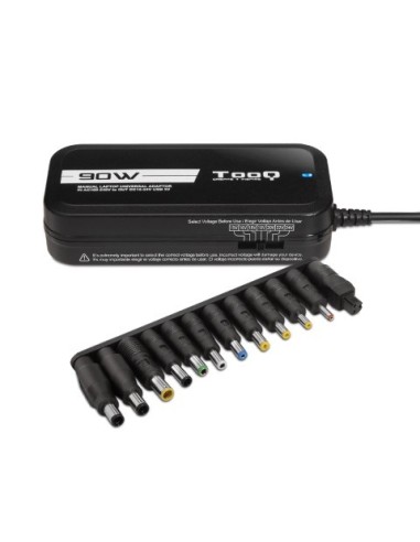 Cargador Universal multi tensión portátil 90W TQLC-90. TQLC-90BS02M