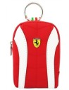 Funda camara ferrari v2 blanca roja tamaño m