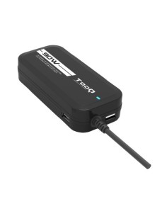 Cargador automático Universal multi tensión para portátil 90W con 2xUSB y 12 conectores - Tooq - TQLC-90BS02AT kiwiku.com