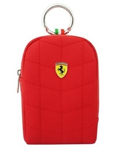 Kiwiku.com: Ferrari FEFF005 - Funda para cámara, tamaño M, rojo - Electrónica