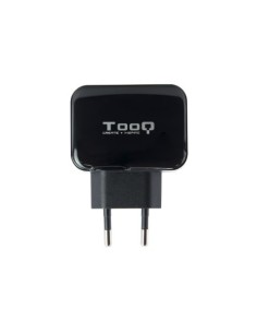 Cargador de Pared 2xUSB 5V 3.4 A con Control AI - Tooq  TQWC-1S02 kiwiku.com