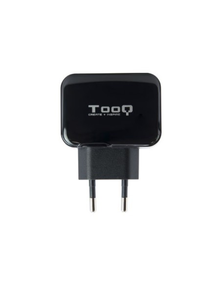 Cargador de Pared 2xUSB 5V 3.4 A con Control AI - Tooq  TQWC-1S02 kiwiku.com