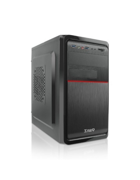 Caja mini torre M-ATX 500W 2xUSB3.0 y lector de tarjetas - Tooq  TQC-4745DU3C-B kiwiku.com