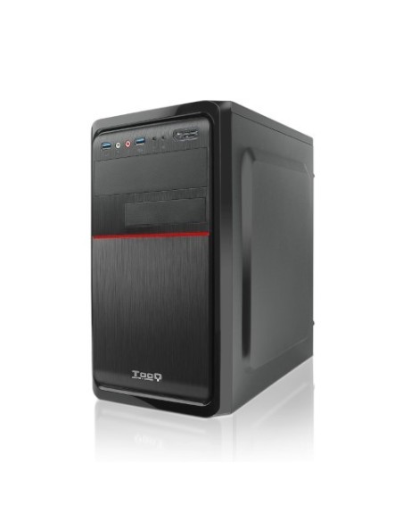 Caja mini torre M-ATX 500W 2xUSB3.0 y lector de tarjetas - Tooq  TQC-4745DU3C-B kiwiku.com