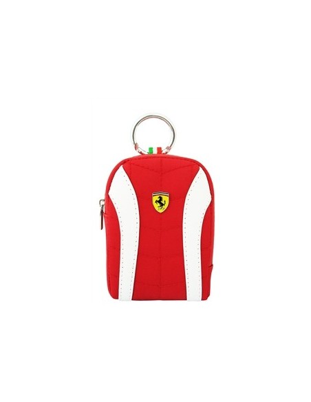 funda camara ferrari v2 blanca roja tamaño s