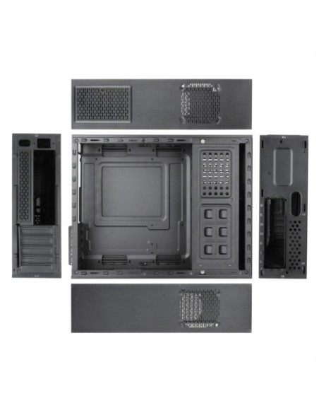 Caja slim M-ATX/mini ITX 500W USB3.0 con sistema pasacables - Tooq TQC-3005U3 kiwiku.com