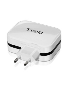 Cargador de pared 4xusb 5v 6.8 a con control ai - tooq - TQWC-1S04WT kiwiku.com 2