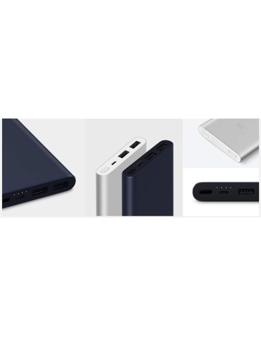Powerbank 2S Xiaomi 10000 Negro Bateria externa universal VXN4230GL kiwiku.com