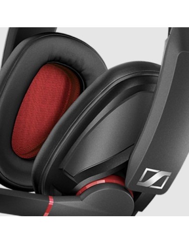 Sennheiser GSP 350 - Microauricular cerrado para gaming, color negro y rojo 507081 kiwiku.com