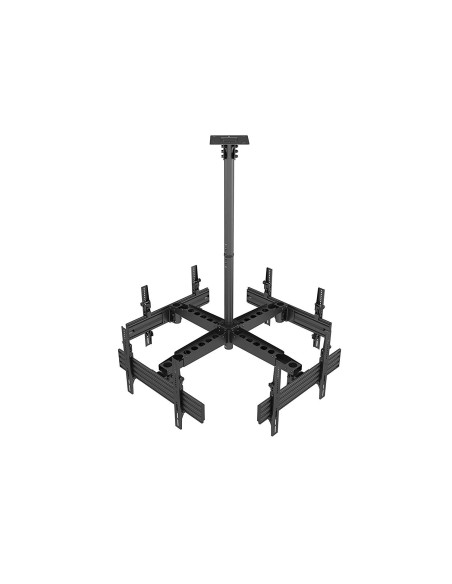 Soporte pantalla profesional de techo equip 4 pantallas  32"-55" inclinable max. 30kgs 650372