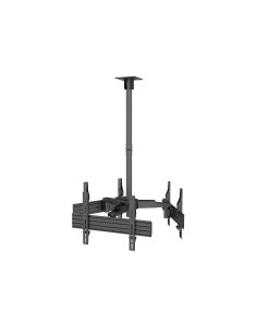 Soporte pantalla profesional de techo equip 3 pantallas  32"-65" inclinable max. 30kgs 650371