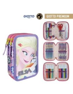 Plumier triple giotto premium - Frozen - Cerdá  2700000226 kiwiku.com