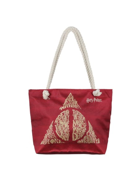 Bolso para la playa - Color rojo - Harry Potter - Cerdá 2100002403 kiwiku.com