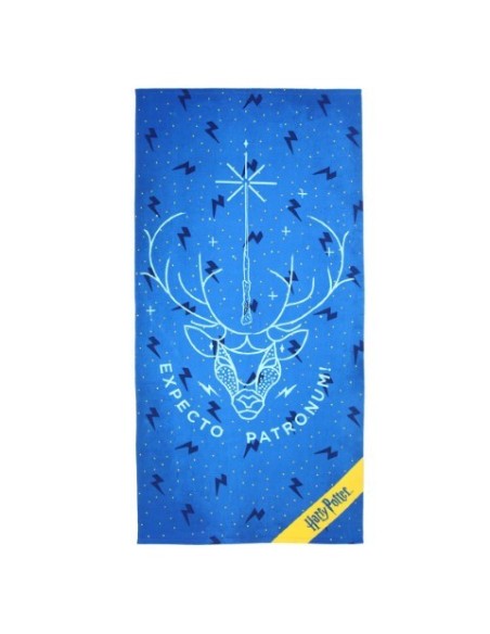 Toalla Polyester - Color azul- Harry Potter - Cerdá 2200003920 kiwiku.com