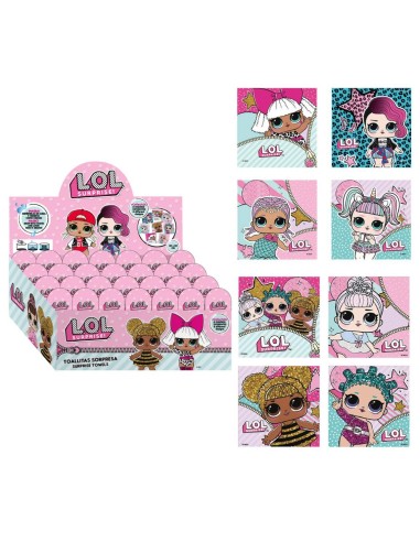 Toalla display - Color rosa - LOL - Cerdá 2200004067 kiwiku.com