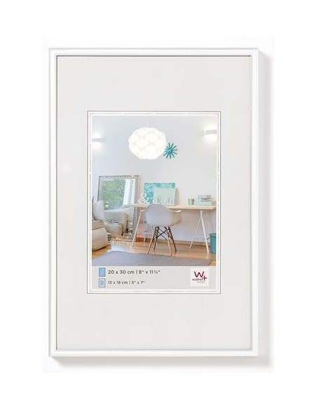 Walther Design New Lifestyle - Marco de fotos, blanco, 13 x 18 cm KV318W KV318W kiwiku.com