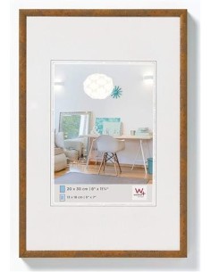 Walther Design New Lifestyle - Marco de fotos, gris pardo, 13 x 18 cm KV318X kiwiku.com