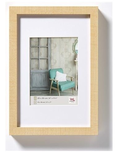 MARCO FOTO 15X20 MDF CRISTAL 20X1,8X25CM NATURAL al por Mayor ≫ Plasticosur