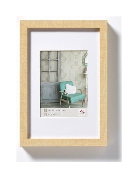 Walther Stockholm Marco para foto 15x20 cm madera natural EA520H kiwiku.com
