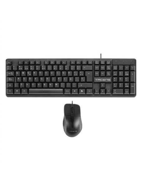 Pack teclado multimedia usb y ratón usb tacens anima acp0 1200dpi color negro ACP0ES kiwiku.com