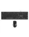 Pack teclado multimedia usb y ratón usb tacens anima acp0 1200dpi color negro
