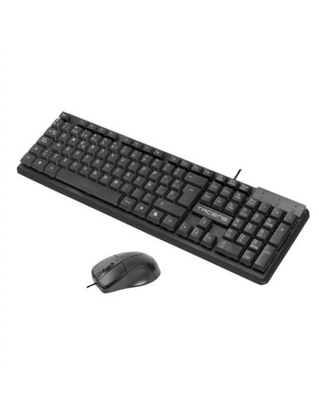 Pack teclado multimedia usb y ratón usb tacens anima acp0 1200dpi color negro ACP0ES kiwiku.com