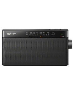 Sony ICF-306 - Radio analógica portátil FM/AM, color negro ICF306.CE7 kiwiku.com